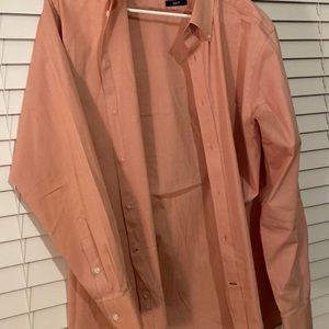 Crown & ivy mens dress shirt Salmon color